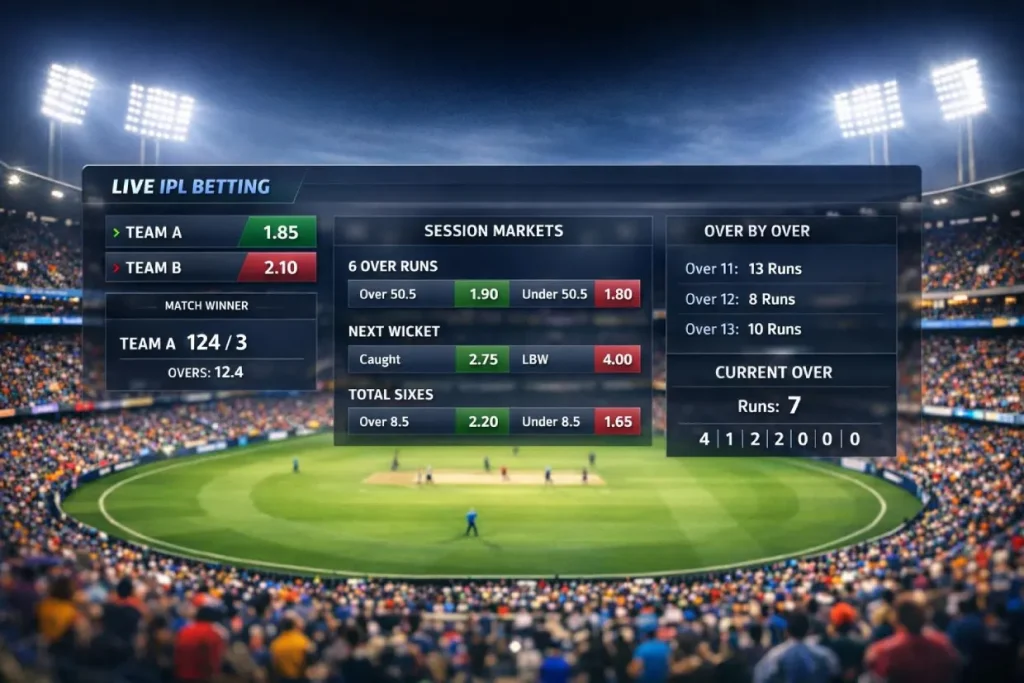 Online Cricket Betting ID live markets on fairplayexchid.org